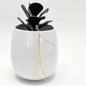 Triangle Earrings Gold filled